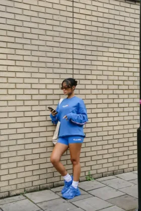 Palace Blue FILA x TALA SKINLUXE Cycling Shorts