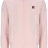 Pale Pink Armando Contrasting Piping Track Top