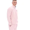 Pale Pink Armando Contrasting Piping Track Top