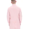 Pale Pink Armando Contrasting Piping Track Top