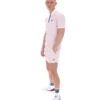 Pale Pink BB1 Classic Vintage Striped Polo