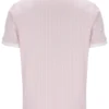 Pale Pink BB1 Classic Vintage Striped Polo