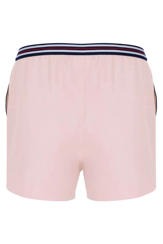 Pale Pink High Tide Terry Pocket Stripe Shorts