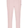 Pale Pink Molveno Pin Tuck Slim Leg Pants