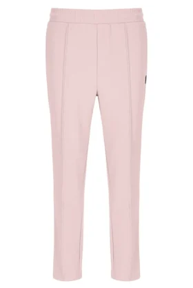 Pale Pink Molveno Pin Tuck Slim Leg Pants