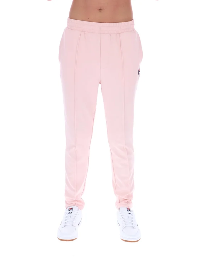 Pale Pink Molveno Pin Tuck Slim Leg Pants
