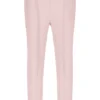 Pale Pink Molveno Pin Tuck Slim Leg Pants