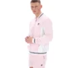 Pale Pink Settanta Baseball Track Top