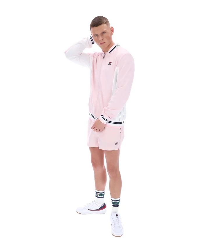 Pale Pink Settanta Baseball Track Top