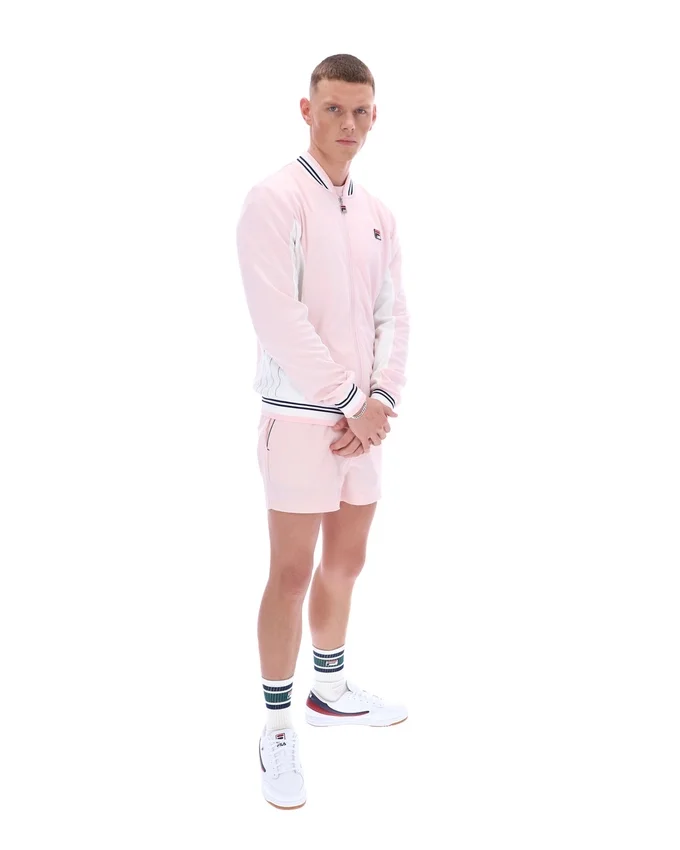 Pale Pink Settanta Baseball Track Top