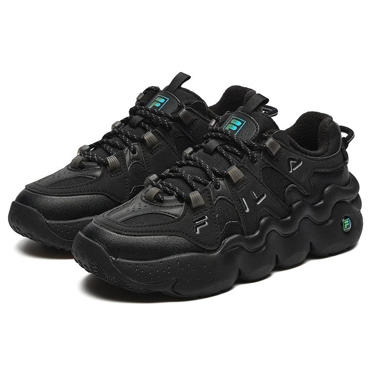 Panini We Velour Retro Basketball Shoes "Black"