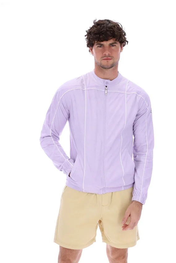 Pastel Lilac Terrinda Iconic Biker Jacket
