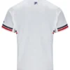 Pattern White Men’s Polo Tennis T-Shirt