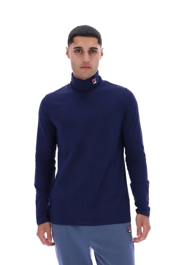 Peacoat 19th Classic Roll Neck Sweater