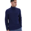 Peacoat 19th Classic Roll Neck Sweater