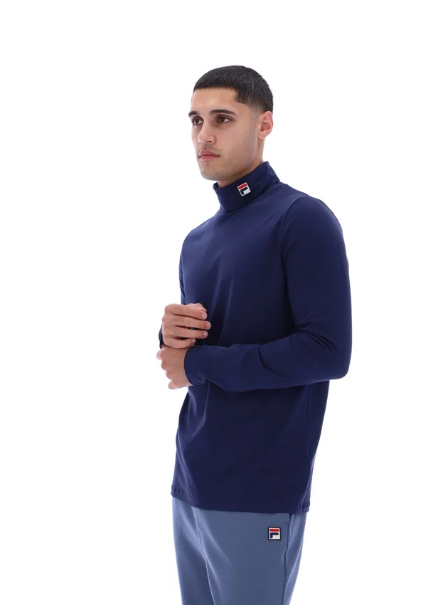 Peacoat 19th Classic Roll Neck Sweater