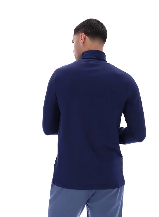 Peacoat 19th Classic Roll Neck Sweater