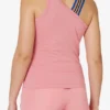 Pink Asymmetrical Tank Top