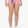 Pink Tape Detail Shorts