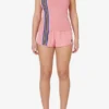 Pink Tape Detail Shorts