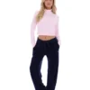 Pinkaboo Heidi Cropped Roll Neck Top