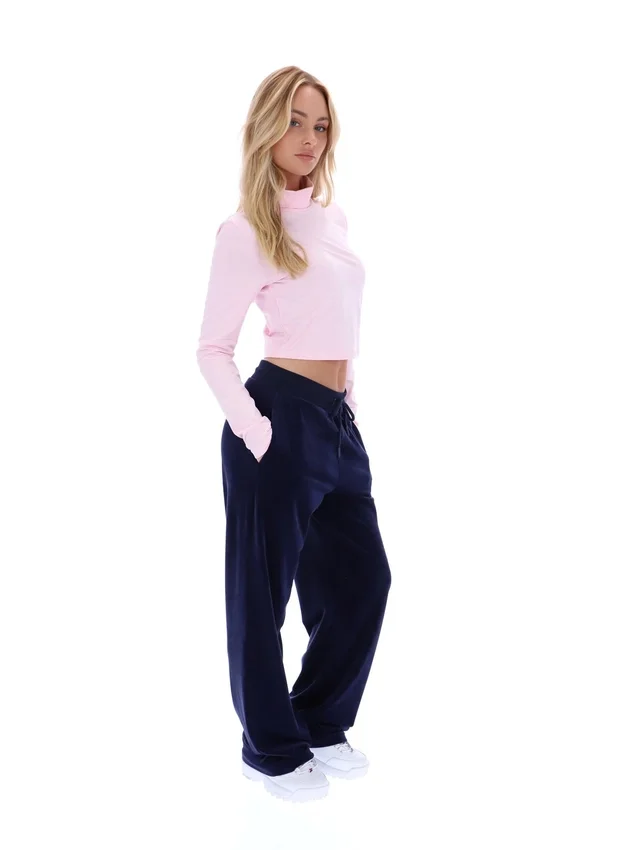 Pinkaboo Heidi Cropped Roll Neck Top