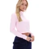 Pinkaboo Heidi Cropped Roll Neck Top