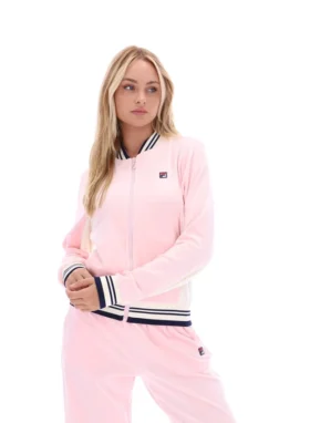 Pinkaboo Jenesis Baseball Zip Up Track Top