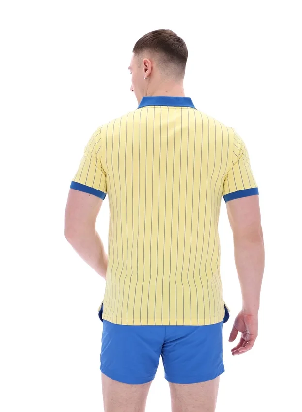 Popcorn BB1 Classic Vintage Striped Polo