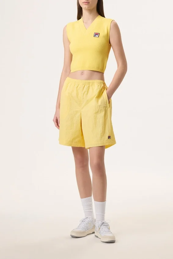Popcorn Fila x Hailey Crinkle Shorts