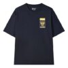 Printing Loose Short Sleeve Blue