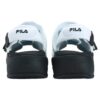 Puff Sandals "White Black"