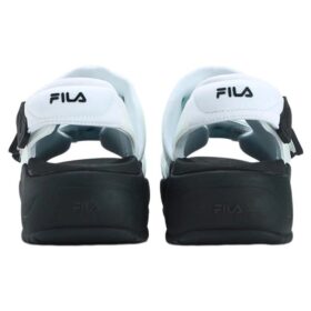 Puff Sandals “White Black”