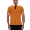 Pumpkin Spice BB1 Classic Vintage Striped Polo