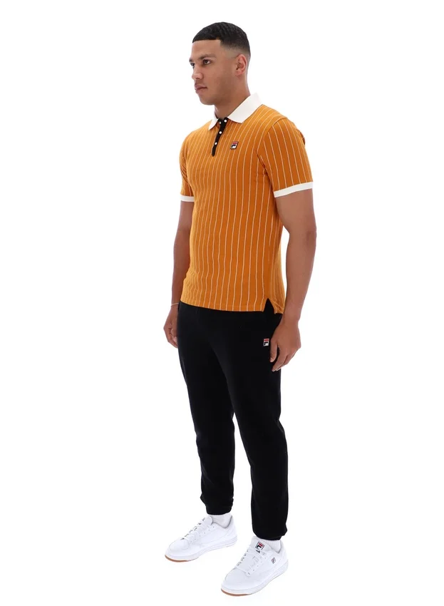 Pumpkin Spice BB1 Classic Vintage Striped Polo