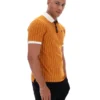 Pumpkin Spice BB1 Classic Vintage Striped Polo