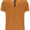 Pumpkin Spice BB1 Classic Vintage Striped Polo