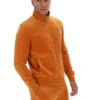 Pumpkin Spice Nero Velour Track Top