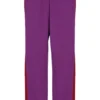 Purple Ventisei Straight Leg Trousers