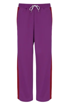 Purple Ventisei Straight Leg Trousers