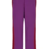 Purple Ventisei Straight Leg Trousers