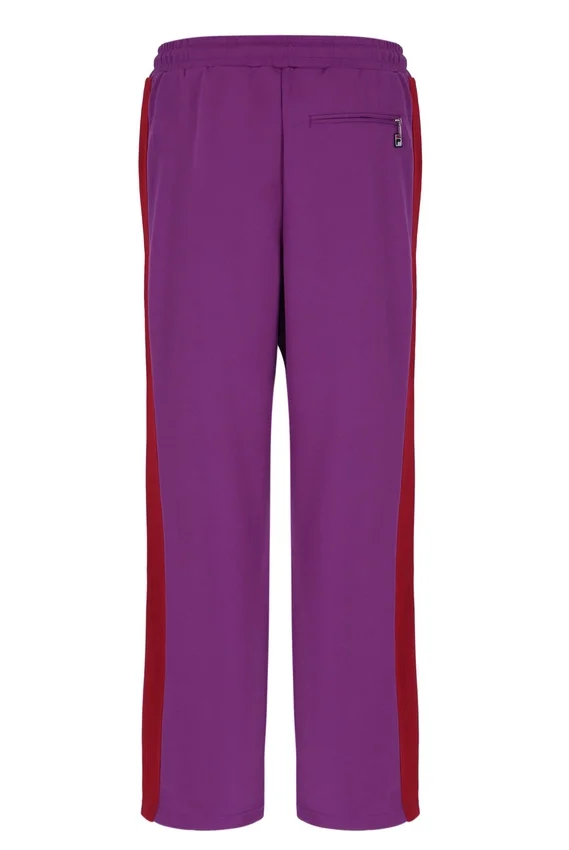 Purple Ventisei Straight Leg Trousers