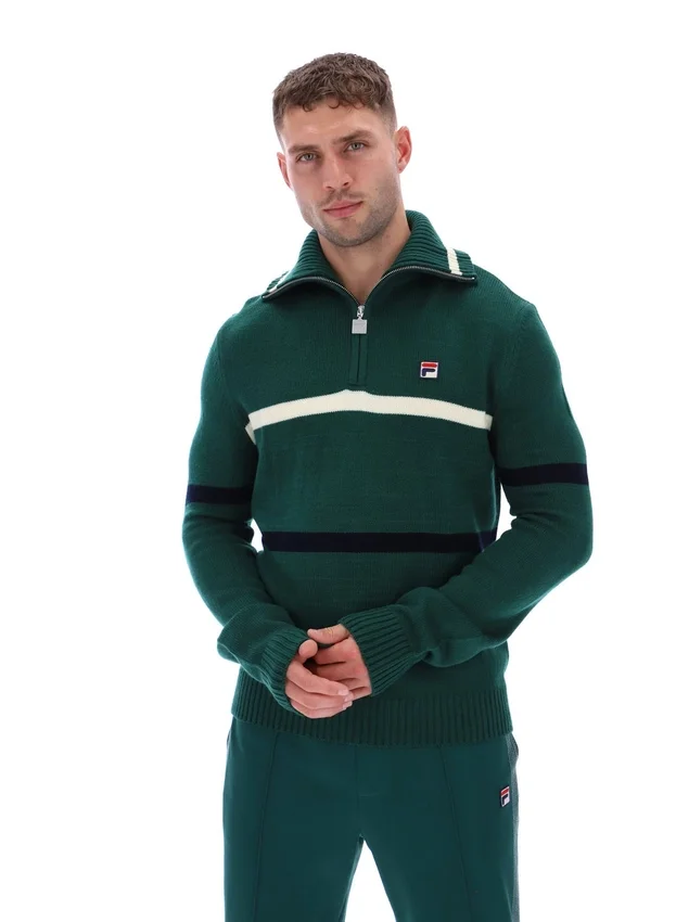 Rain Forest Camilo Knitted Half Zip Jumper