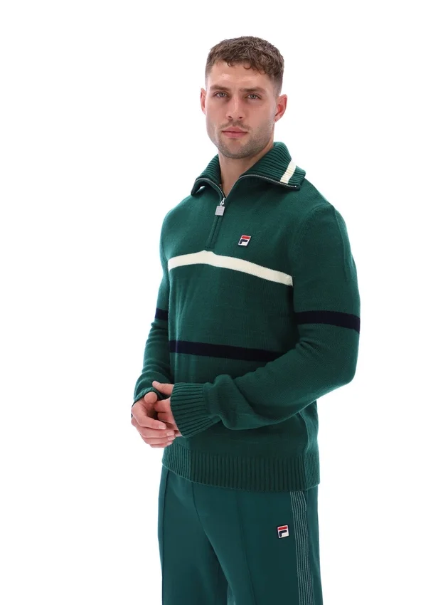 Rain Forest Camilo Knitted Half Zip Jumper