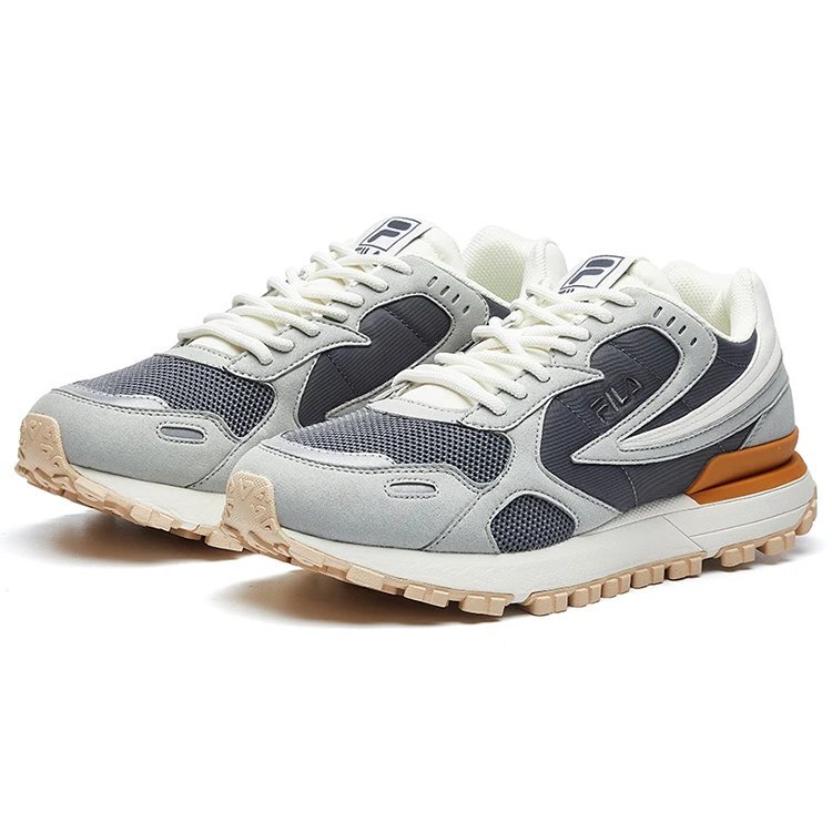 Rambler Retro Running Shoes Grey/Brown