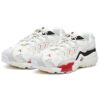 Retro Running Shoes White/Red/Black