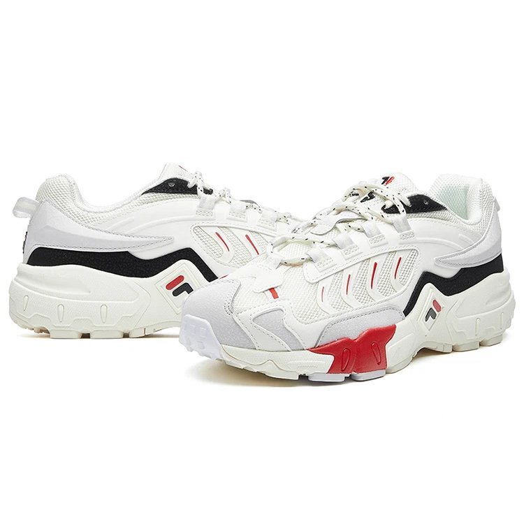 Retro Running Shoes White/Red/Black