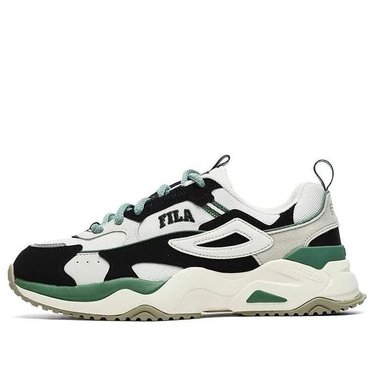 Rayflide Athletic Shoes "Black White Green"
