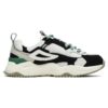 Rayflide Athletic Shoes "Black White Green"
