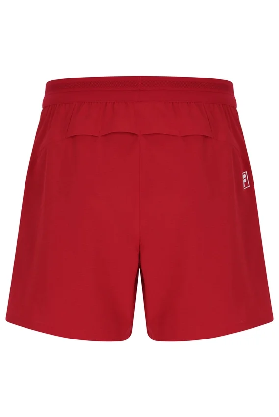 Red Men’s 5" Tennis Shorts with Inner